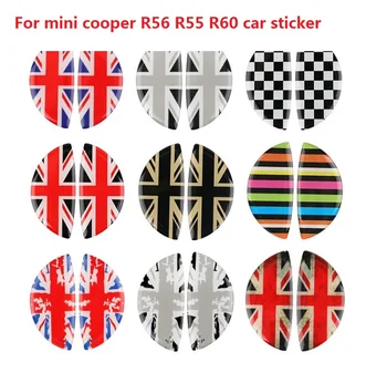 

2pcs 3D Crystal Epoxy Car Interior Pull Handle Sticker For BMW MINI COOPER R56 R55 R60 R61 Countryman F55 F56 F60 Car Styling
