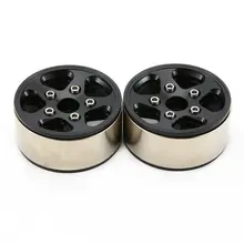 1 пара/2 пары сплав 1,9 ЧПУ Колесные диски для 1/10 RC комплект автомобильных принадлежностей для передней и задней оси SCX10 SCX10 II 90046 Traxxas TRX4 D90 CJGLG0002