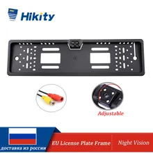 Hikity Auto Parktronic Auto UE License Plate Frame Impermeabile del CCD di Visione Notturna di HD Videocamera vista posteriore Macchina Fotografica D’inversione Posteriore HA CONDOTTO LA Luce