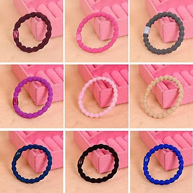 Root Lotus Hair Rope Color Candy Accessories Elastic 3 Ring Hair Hair Pcs Hair Tie Sale