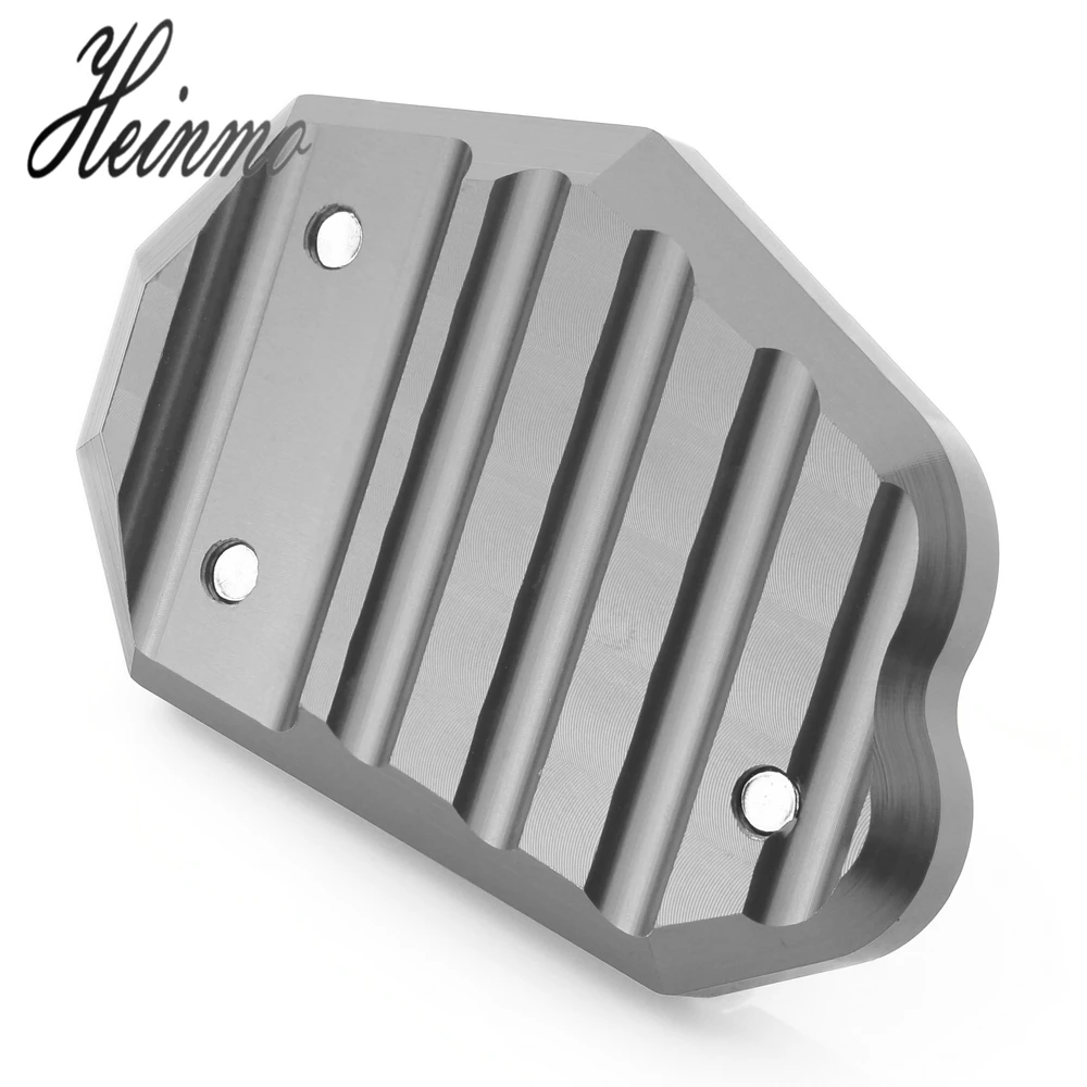 For Kawasaki Z800 Z1000 Z1000SX Ninja 400R 650650R 1000 ZX-6R10R ER4N4F ER6N6F Versys 650 Motorcycle Kickstand Enlarge Plate (4)