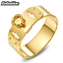 Enfashion Joyería Círculo Anillo de Ancho Brazalete Pulsera Manchette Noeud brazalete Chapado En Oro Brazalete de la Pulsera Para Las Mujeres Pulseras Brazaletes