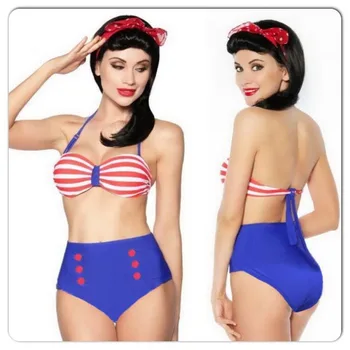 

Free Shipping Swimsuit Retro Lola 4F4281
