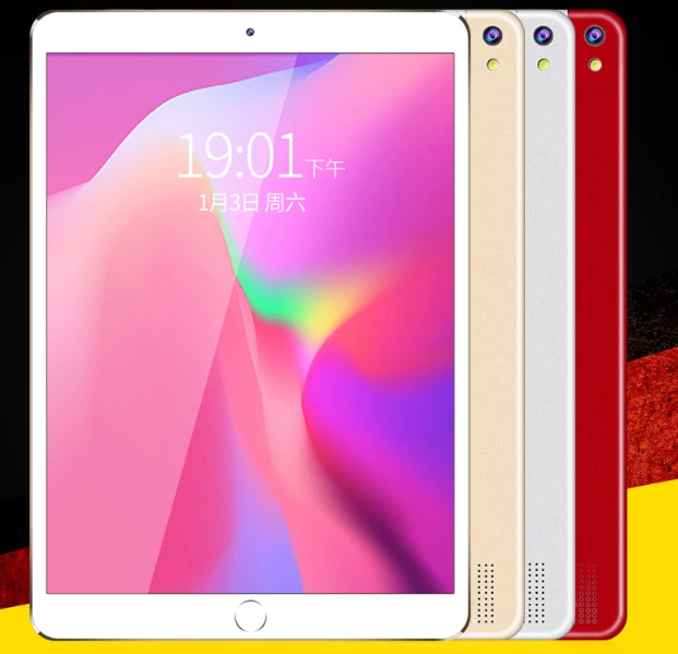  BDF 10 Inch Android 7.0 Octa Core 4GB RAM 64GB ROM Dual SIM 4G LTE Network Phablet 1280*800 IPS LCD