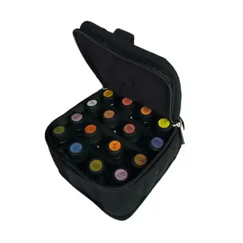 

9 Grid Essential Oil Storage Bag for 10ml 15ML Bottle Portable Carrying Holder Travel Nail Polish Organizer Essential Oil Bags