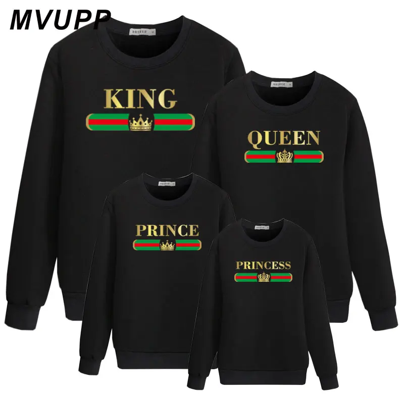 

family maching outfits look mom and daughter dress father son Fall sweatshirt baby girl clothes winter Cute Women Hoodies Autumn