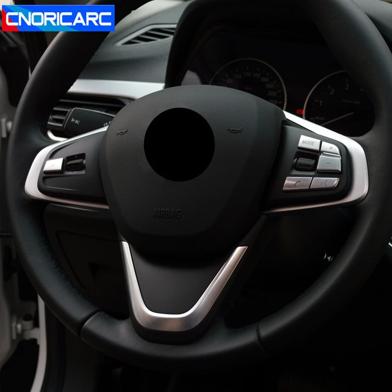 Auto Interior Steering Wheel Decoration Trim Frame for B-M-W F20 F22 F30 F32 F10 F06 F15 F16 Broco 2pcs Steering Wheel Cover Trim Carbon pattern