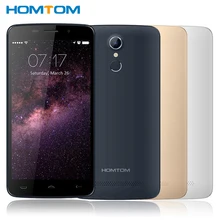 Original Homtom HT17 Cell Phone MT6737 Quad-Core 1GB RAM 8GB ROM 5.5″ Screen 13MP Camera Android 6.0 OS Fingerprint Smartphone