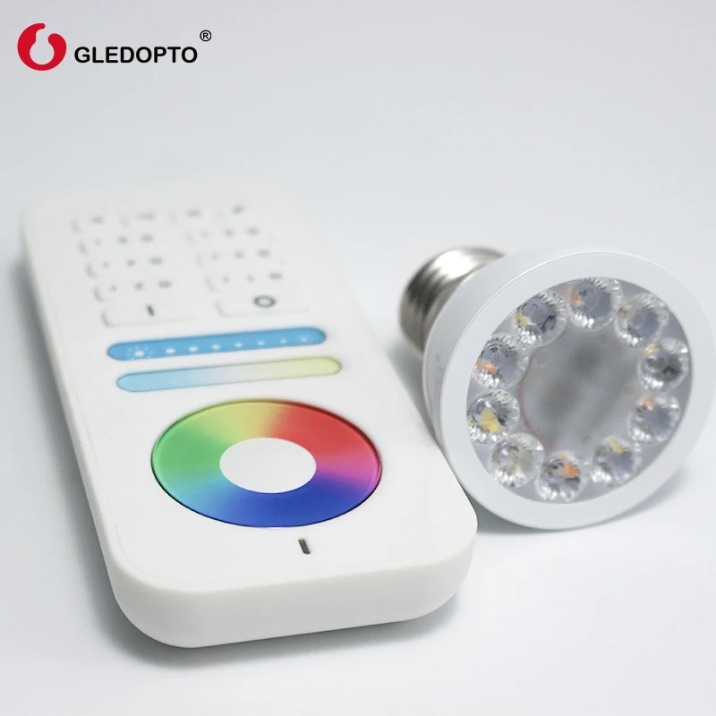 G светодиодный OPTO Gu10 Светодиодный точечный светильник лампа RGBW CCT AC100 40V 2 4G