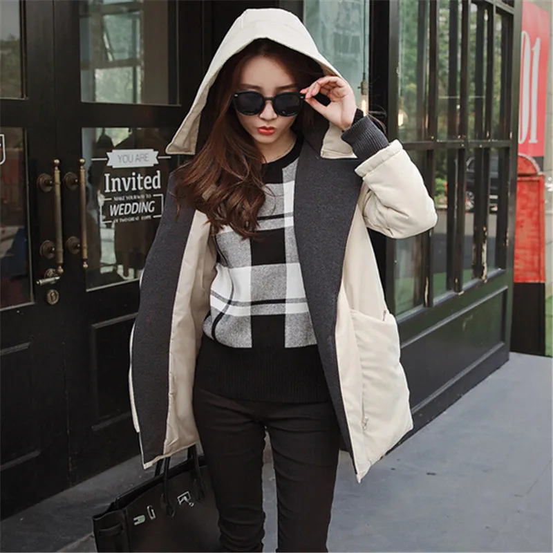 The New font b Women s b font Cotton Padded Jacket Winter Fashion Nice Girls Padded