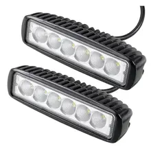 Противотуманные фары 2 шт. 18 Вт DRL светодиодный свет работы 10-30 В 4WD 12 В для бездорожью грузовик автобус лодка туман свет