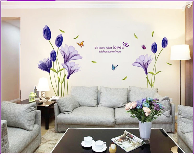 Purple Tulip Butterfly Bedroom Flower Wall Sticker Fashion Wall Poster Tv Background Beautiful Wallpaper Home Decoration Home Decor Flower Wall Stickerwall Sticker Aliexpress Purple Tulip Butterfly Bedroom Flower Wall Sticker Fashion Wall Poster Tv Background Beautiful Wallpaper Home Decoration Home Decor Flower Wall Stickerwall Sticker Aliexpress