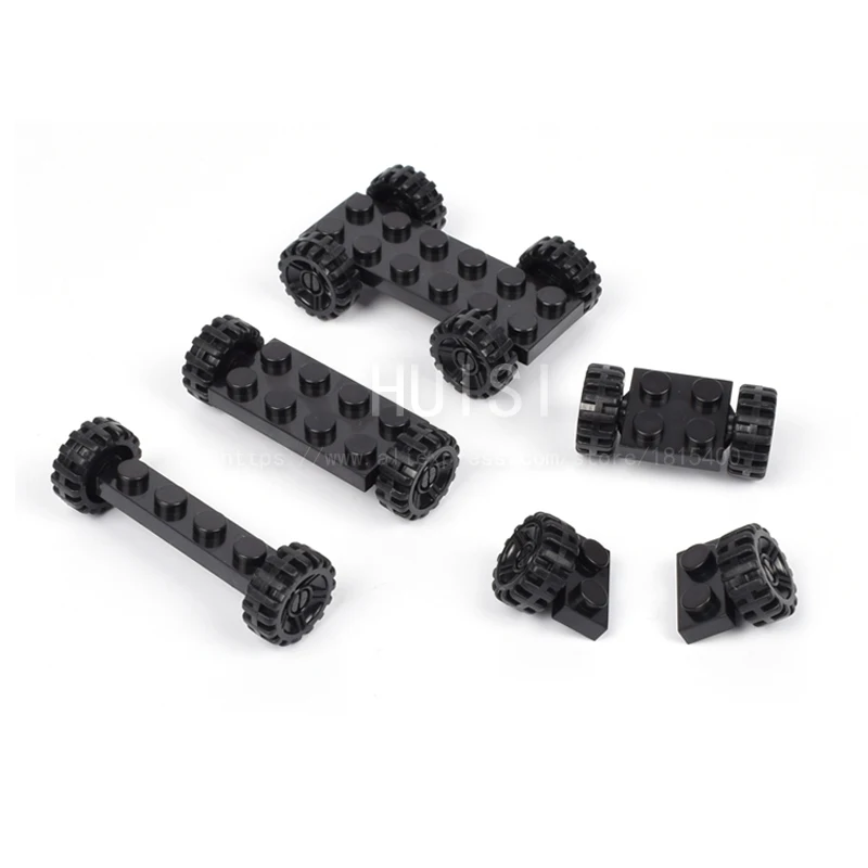 Детские DIY игрушки развивающие строительные блоки детали MOC пластиковые колеса и