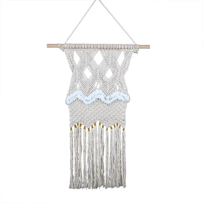 Creative Cotton Rope Woven Tapestry Handmade Bohemia Hanging Wall
