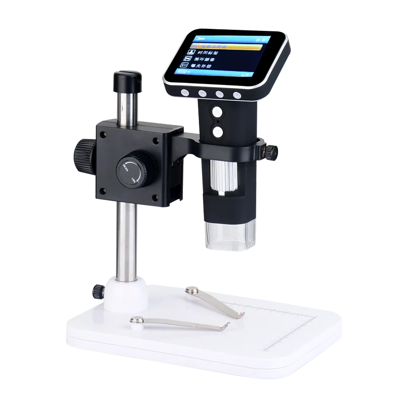  Cámara digital microscopio electrónico 600X con pantalla LCD 35 pulgadas video USB microscopio lupa