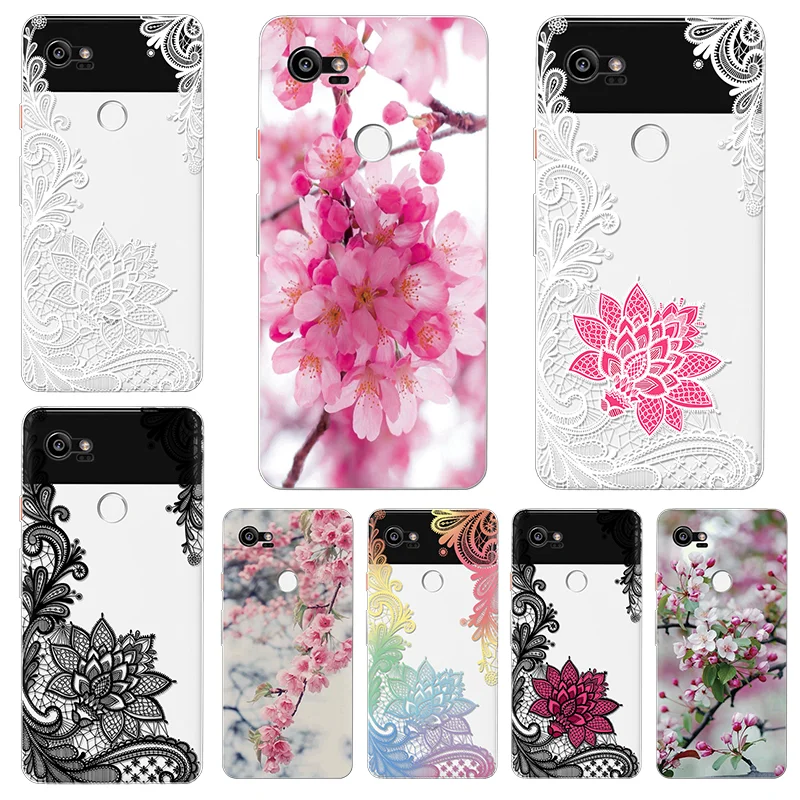 

Mandala Sexy Flowers Coque For Google Pixel XL Soft Silicone Fundas For Google Pixel 3 XL TPU Covers For Google Pixel 2 XL Case
