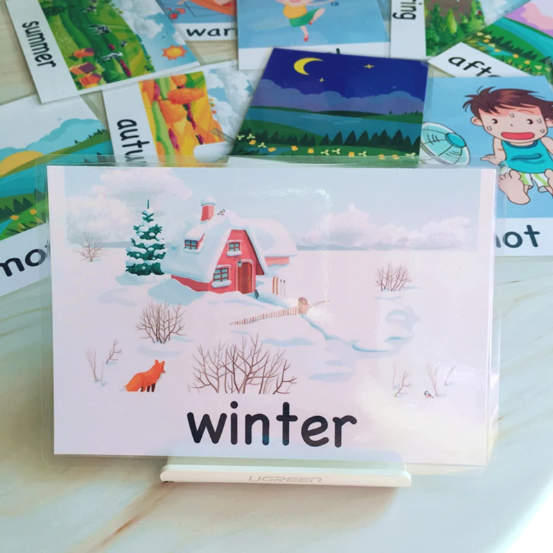 Educativos para Crianças Plurais Profissão Grupos Substantivo Inglês Crianças Bolso Palavra Flashcards Montessori Aprendizagem Brinquedos Jogo 99 Pcs 8 Online shopping