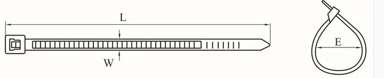 pcs roxo cabo laços de cabo de plástico laços zip cabo