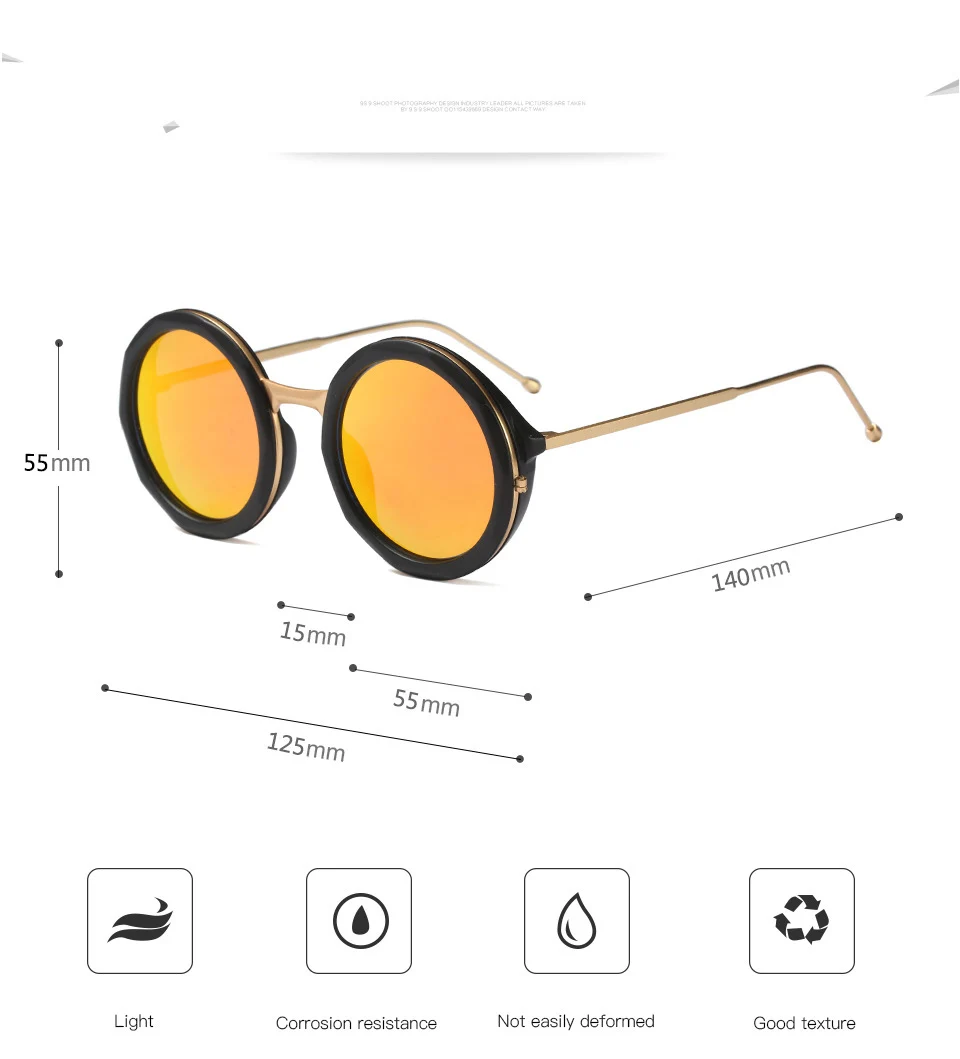 Новые Круглые Солнцезащитные очки Для женщин 2019 Винтаж светоотражающие солнцезащитные очки женский оттенки Брендовая Дизайнерская обувь