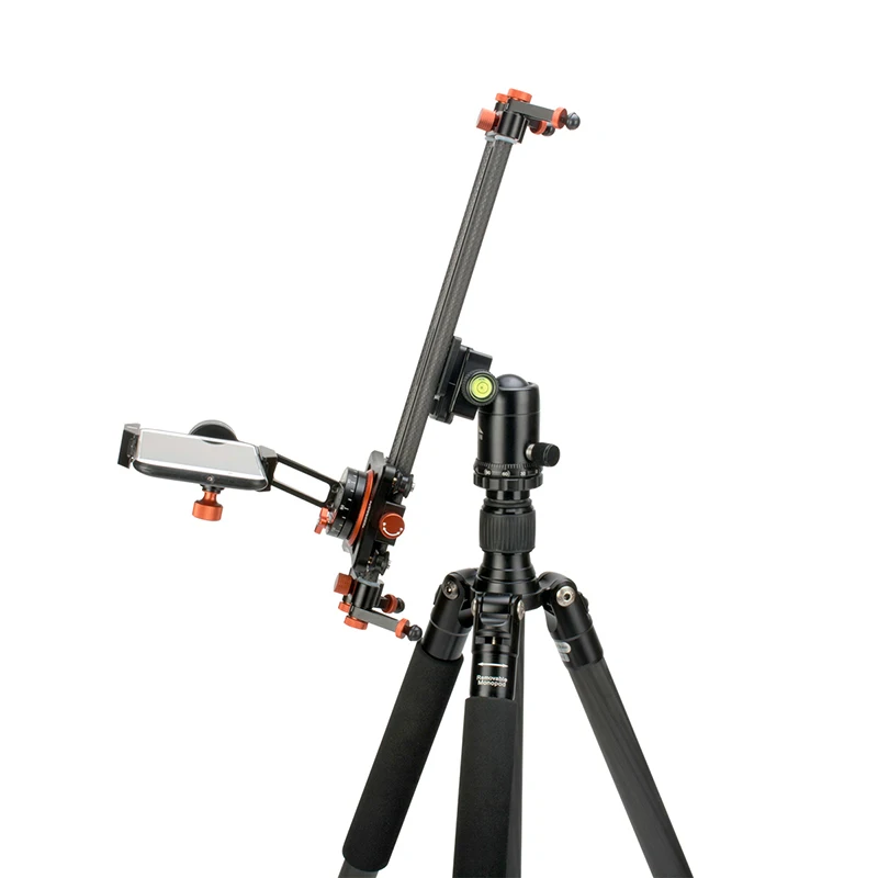 2 in 1 Mini Portable Phone Slider with Phone Holder Mount Camera Video Track Dolly Slider Rail System for Nikon Canon DSLR