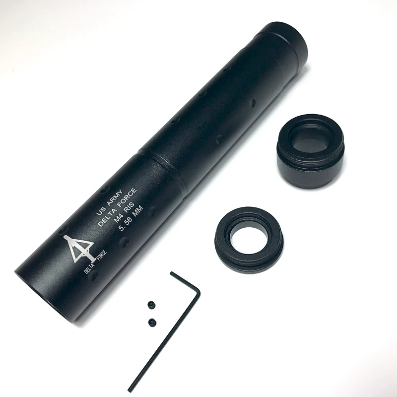 2019-Silencer-Muffler-airsoft-for-M4-General-refitting-accessories-Front-Tube-toy-gun-Free-assembly-fits