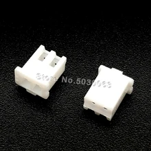 200 pçs/lote XH2.54 2Y 2P 2pin fio Conector XH 2.54 milímetros espaçamento Passo Terminal Habitação case Plástico Plug socket PCB Adaptador para Carro