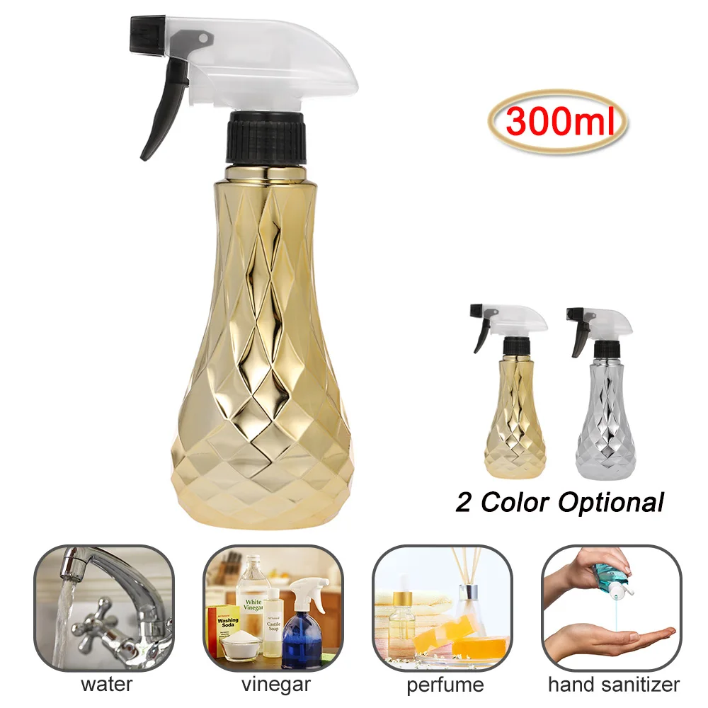 

300ML Empty Spray Bottle Plastic Refillable Hair Styling Salon Tool Container Water Spray Hairdressing for Hair Styling Tools