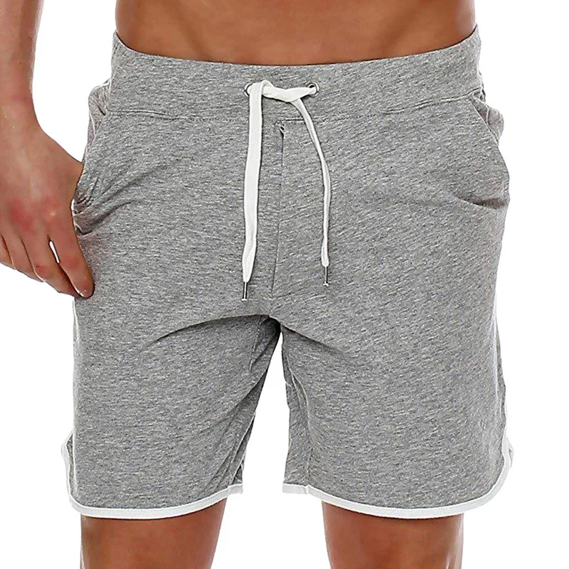 Light Gray SHUJIN Лето г. Для Мужчин's быстросохнущая Drawstring талии плавки Пляжные Серфинг Пляж для отдыха и вечеринок Boardshorts повседневное дно - Цвет: Light Gray