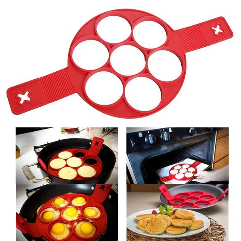 Silicone Maker Egg Omelet Cooking Tools Kitchen Gadgets Panicakes Fast& Easy Way to Make Gift | Дом и сад