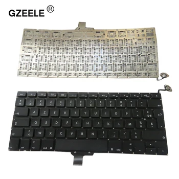 

GZEELE New French Laptop Keyboard 2009-2012 For Apple Macbook Pro A1278 MC700 MC724 MD313 MD314 FR Keyboard Replacement BLACK