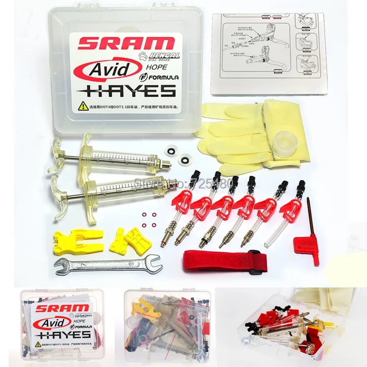 AVID bicycle Bleed Kit For Avid Disc Brake Juicy DOT HAYES Formula
