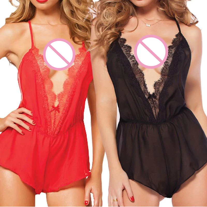 Women Lace Open Bra Transparent Lingerie Sexy Costumes Underwear | Тематическая одежда и униформа