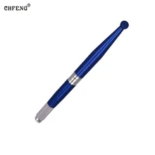 Татуировка ручная Ручка бровей Губы подводка для глаз Microblading Перманентный макияж 3D вышивка татуировки принадлежности с шт. 20 шт. иглы для макияжа