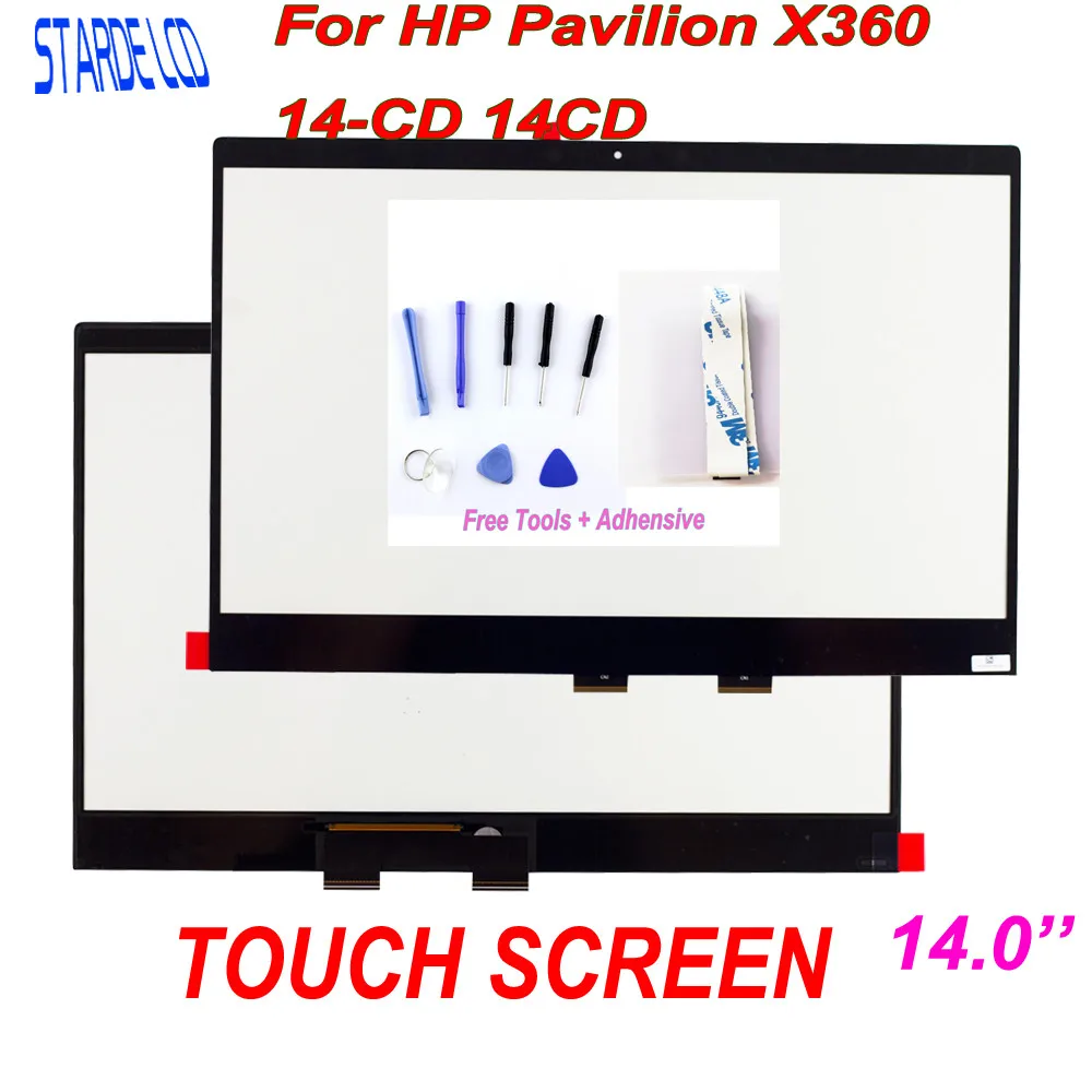 Дигитайзер сенсорного ЖК-экрана AAA + для ноутбуков серии HP Pavilion X360 14-CD 14CD сменная