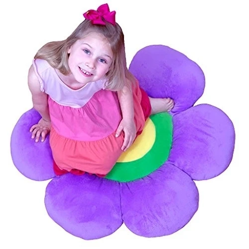 Soft and Cozy Flower Floor Pillow for Kids (3)