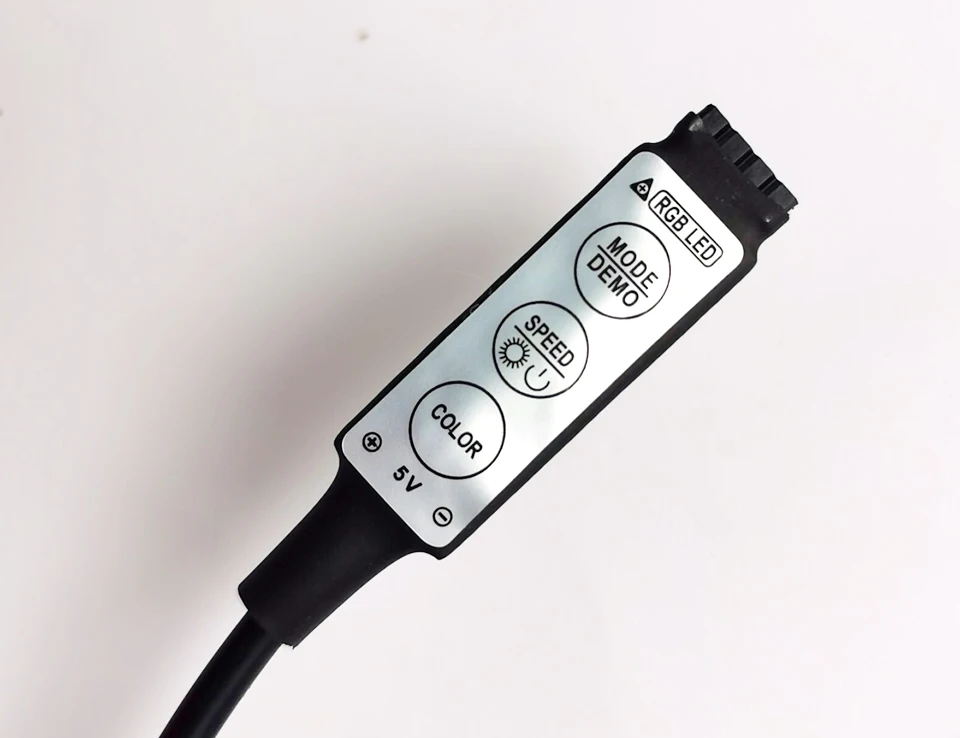 Светодиодный контроллер 5 В USB светодиодный RGB мини 3 ключа пульт дистанционного