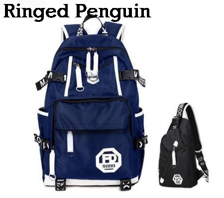 

large black waterproof Men travel backpack boy sling chest bag set shoulder laptop bags for women bagpack student bag
