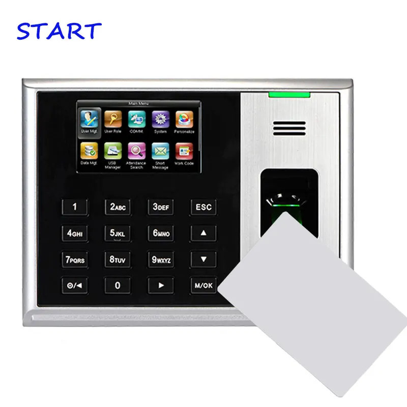 

S30 TCP/IP Biometric Fingerprint Time Attendance Employee Electronic Attendance with Fingerprint Reader with 13.56mhz IC Reader