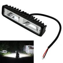 LEEPEE – phares LED pour moto, camion, tracteur, remorque, lampe de travail 36W, projecteur, 12-24V