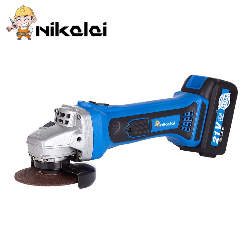 

NEW 21V 3000Mah Wireless charging Angle grinder lithium battery electric Angle grinder grinding metal cutting machine power too