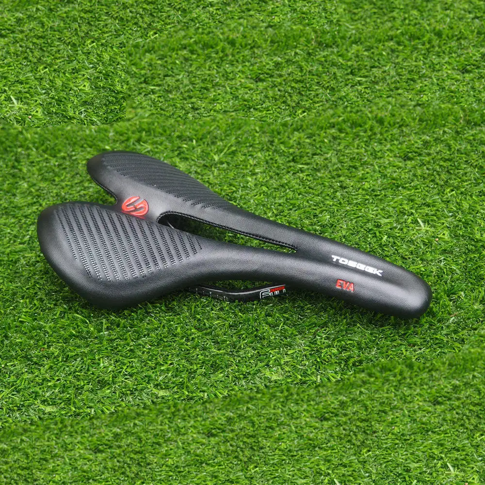 TOSEEK brand ultra light full carbon fiber mountain road bicycle saddle