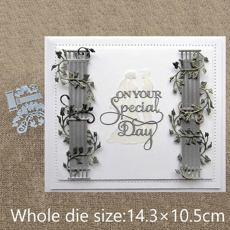 

New Design Craft Metal Cutting Die die cuts Vine pole door decoration scrapbook Album Paper Card Craft Embossing die cuts