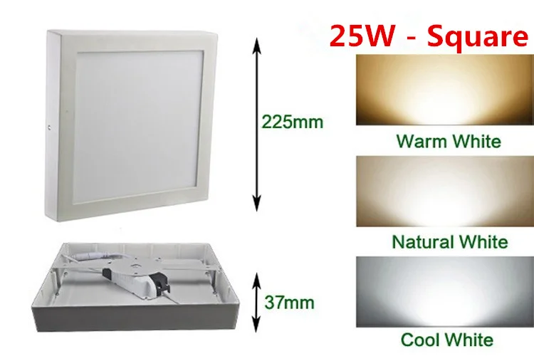 Conduziu a Superfície da Luz do Painel Montou o Teto o Reembolso 9 Downlight 12 v 24 2 Pces w ac - dc 6 O reembolso 9 w conduziu a superfície