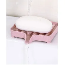 Портативная подставка для мыла мыльница с желобками для слива воды подставка держатель чехол для хранения Аксессуары 1 шт