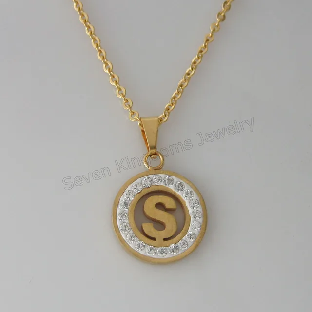 S CZ Batu Liontin|stone pendant|steel 