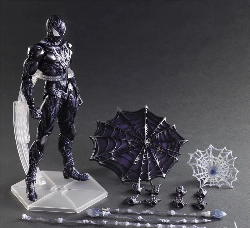 Play Arts Spider Blue Ver Venom PA Secret Wars Peter Parker 27 см ПВХ экшн-фигурка Kai Figure | Игрушки и хобби