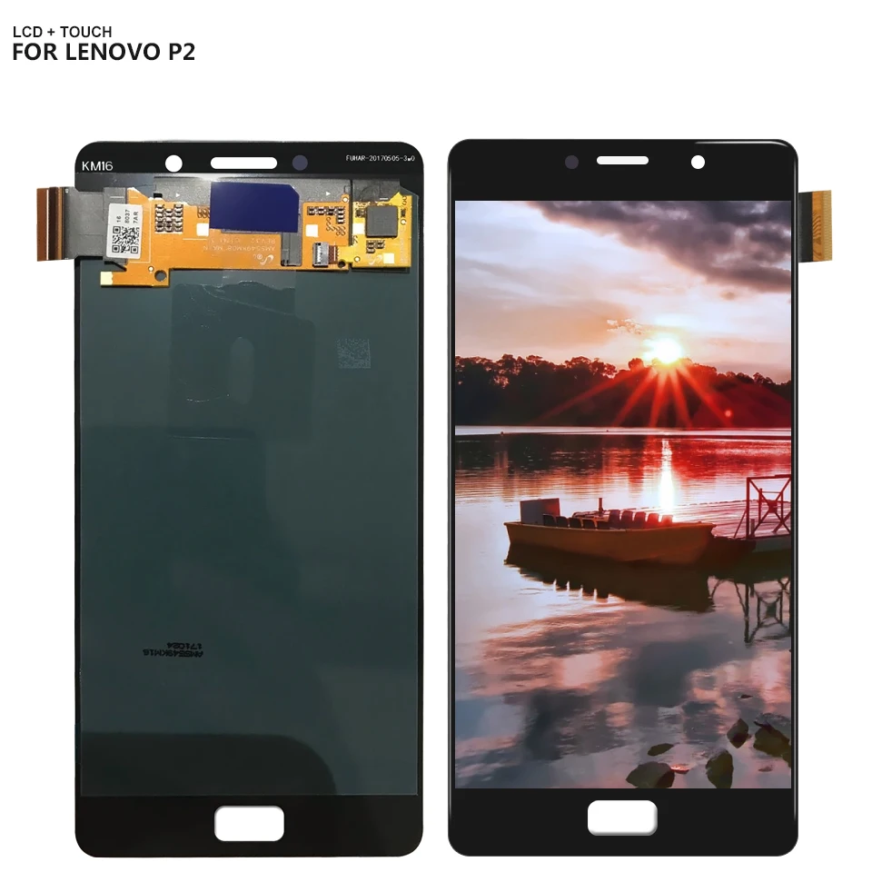 ЖК дисплей с дигитайзером сенсорной панели в сборе для Lenovo vibe P2c72 P2a42 P2|Экраны