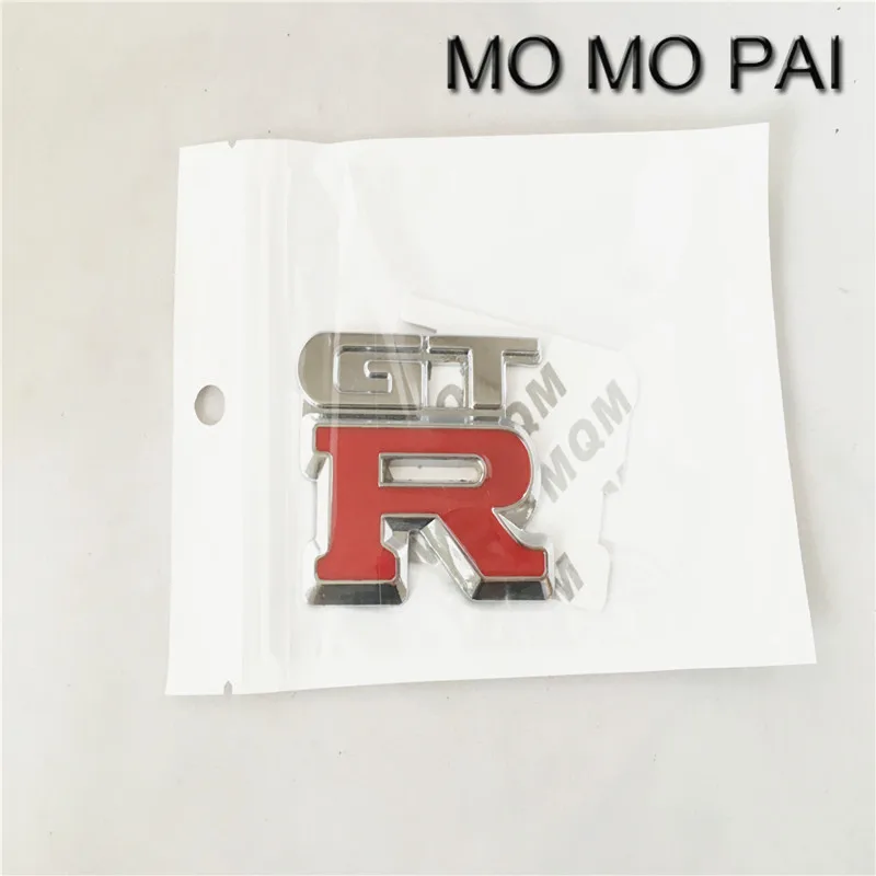 

3D Car Auto Emblem Badge Sticker Decal Metal GTR logo red