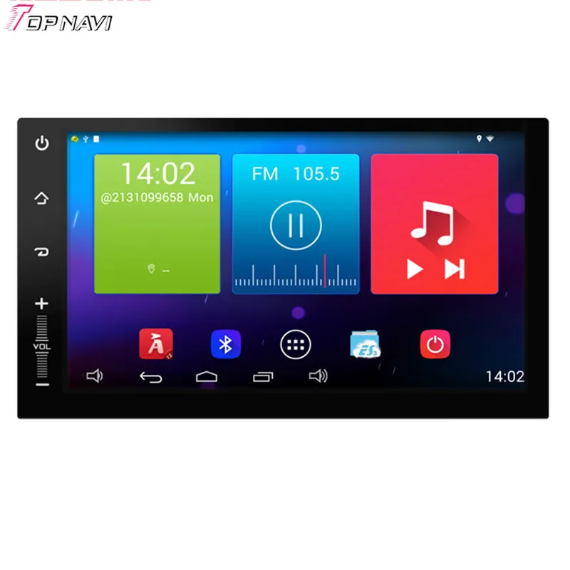 Topnavi DDRIII 2GB RAM Android 4 4 Quad Core Car DVD Multimedia Player 