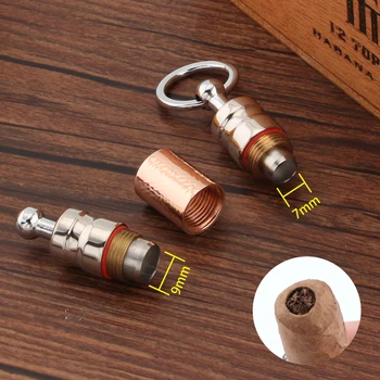 

GALINER Travel Metal Cigar Punch Pocket Stainless steel 2 Size 7mm/9mm Cigars Puncher Cutter For Cohiba Cigar W/ Gift Box